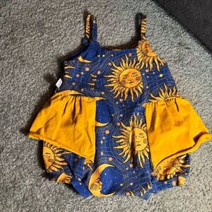 Lottie and Lysh Sun and Moon Baby Romper
